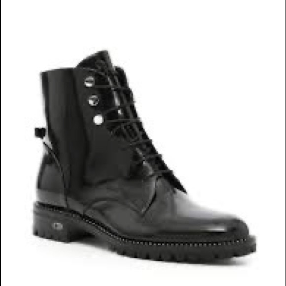 Dior Rebelle Lambskin Combat Boot - Picture 4 of 11